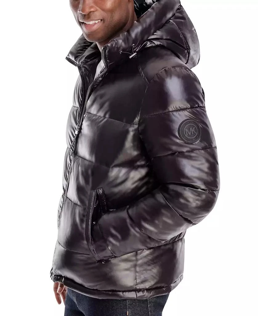 Michael Kors Men's Shiny Hooded Puffer Jacket, Created for Macy's 3