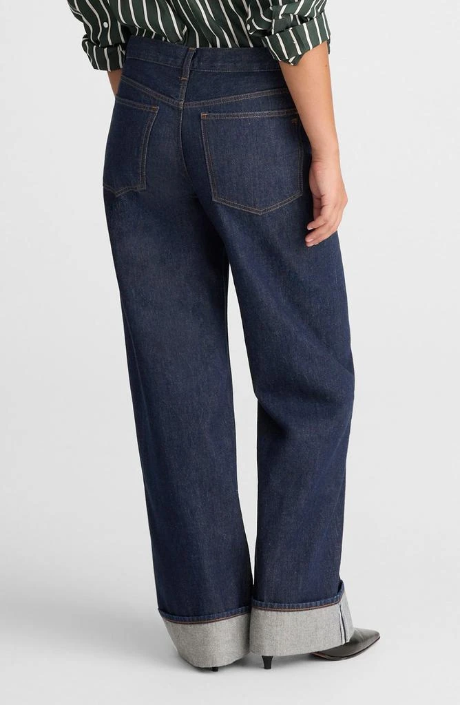Madewell The Low Slung Cuffed Baggy Jeans 4
