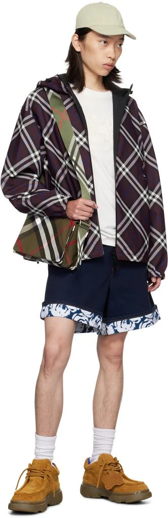Burberry Khaki Check Trench Bag 4