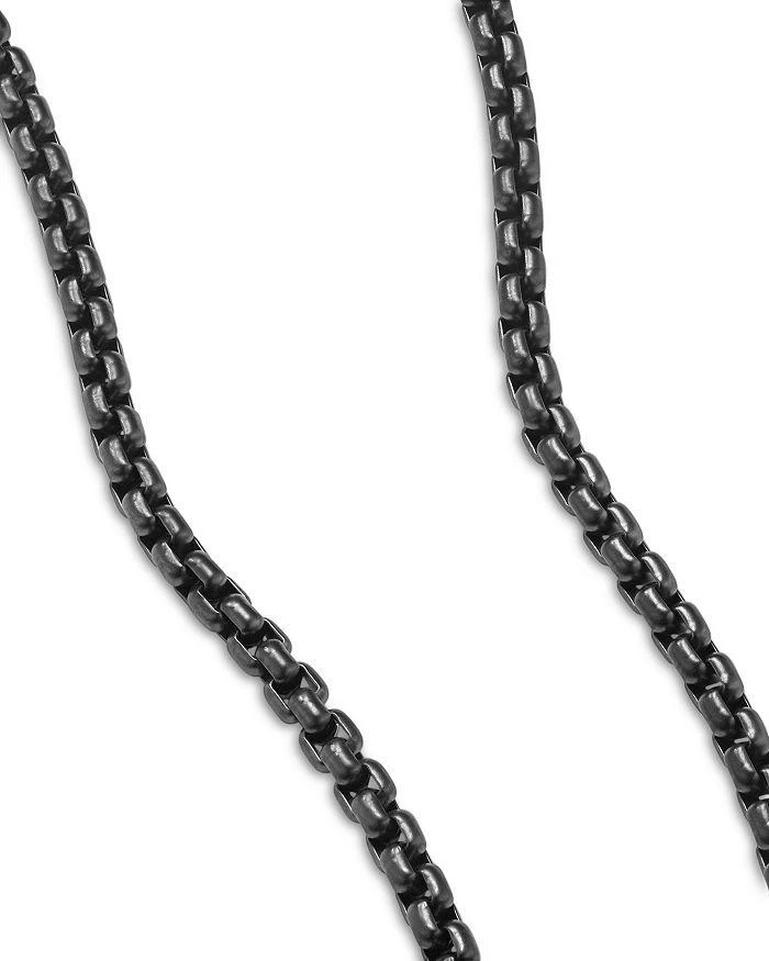 David Yurman Men's Stainless Steel & Sterling Silver Box Chain Necklace, 22-24" 3