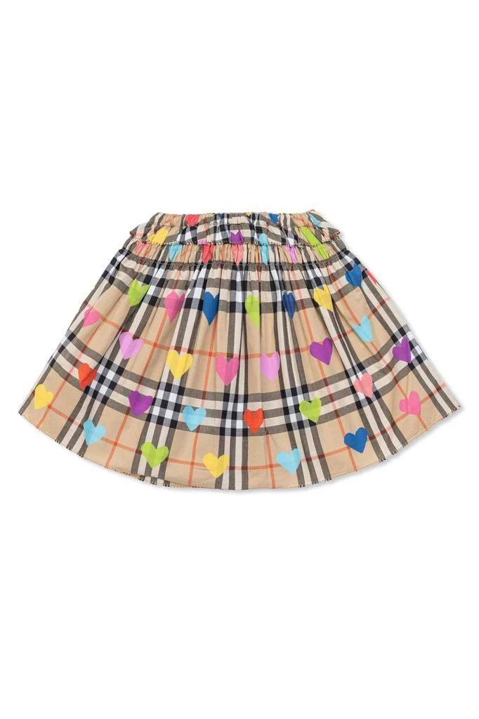 Burberry Burberry Kids Heart Checked Skirt 1