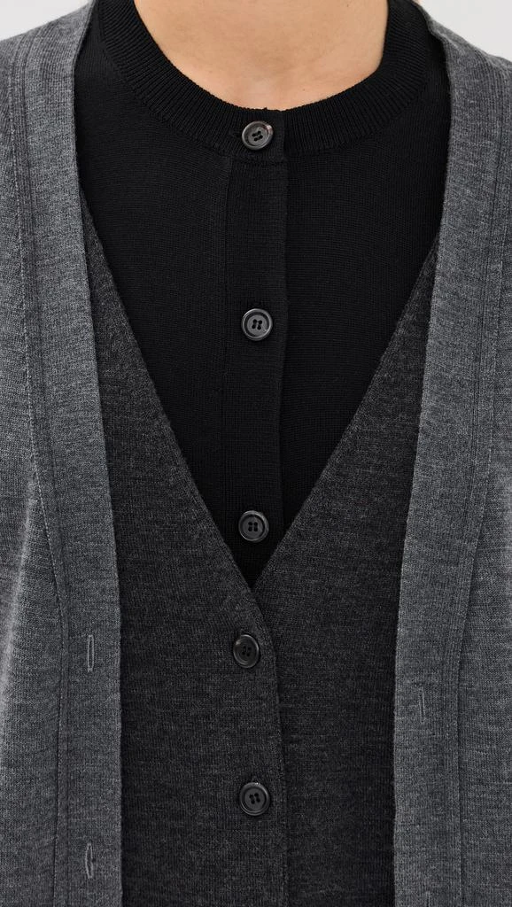 Monse Trompe L'oeil Layered Cardigan 5