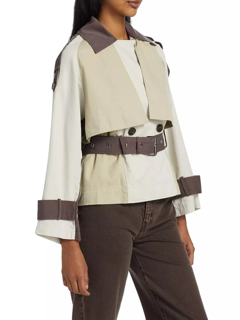 Derek Lam Ines Cropped Trench Jacket 4