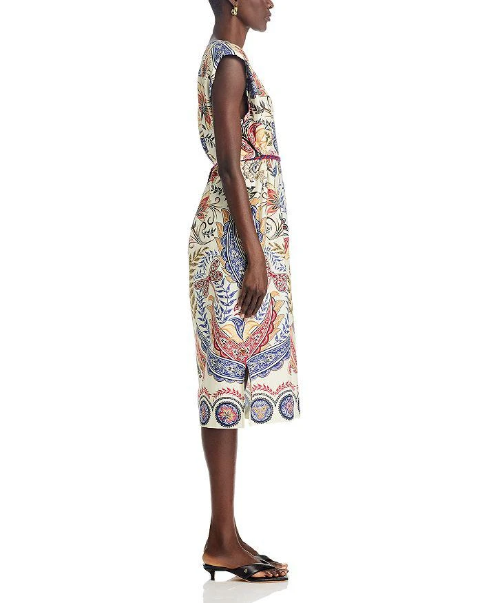 Farm Rio Boho Glam Off White Midi Dress 5