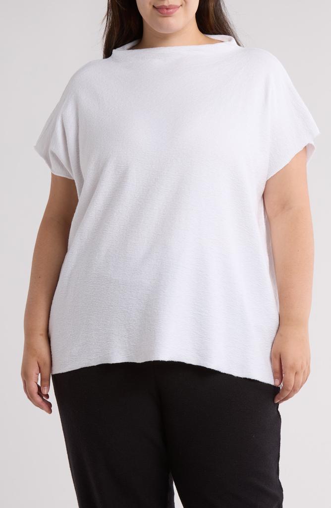 Eileen Fisher Mock Neck Square Top