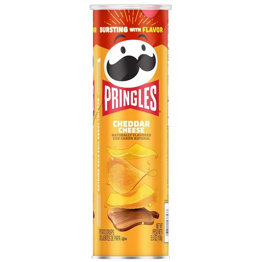 Pringles Potato Crisps Chips Cheddar Cheese 8