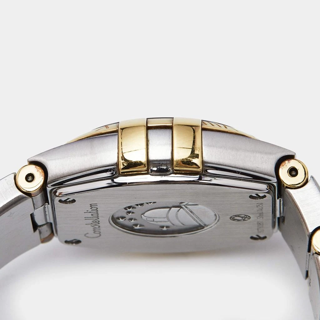 Omega Omega Champagne 18K Yellow Gold Stainless Steel Constellation 123.20.24.60.08.001 Women's Wristwatch 24 mm 7