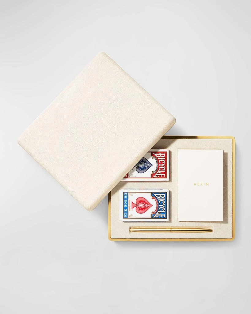 AERIN Faux Shagreen Bridge Set 1
