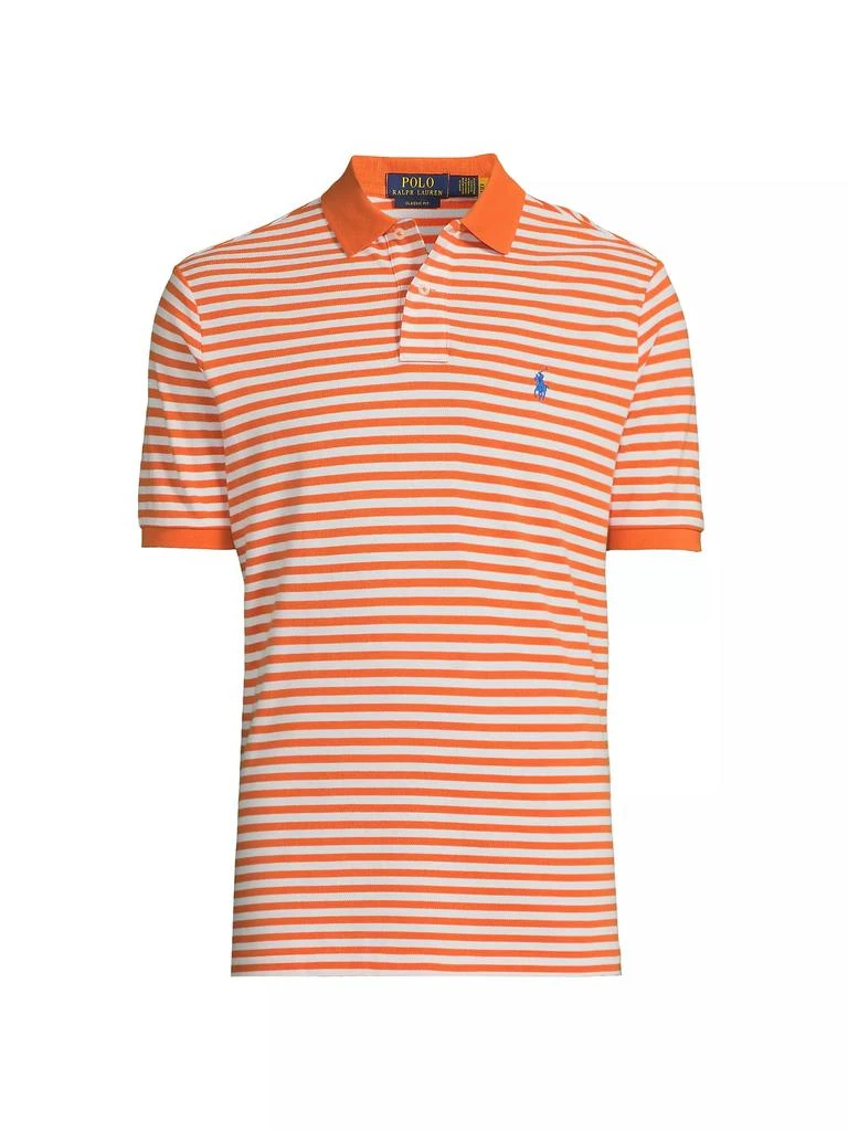 Ralph Lauren Stripe Cotton Mesh Classic Fit Polo Shirt 1