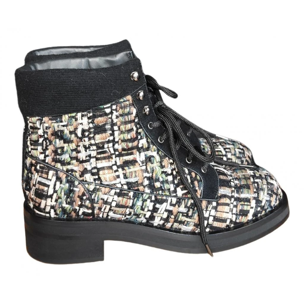 Chanel Chanel Tweed ankle boots 1