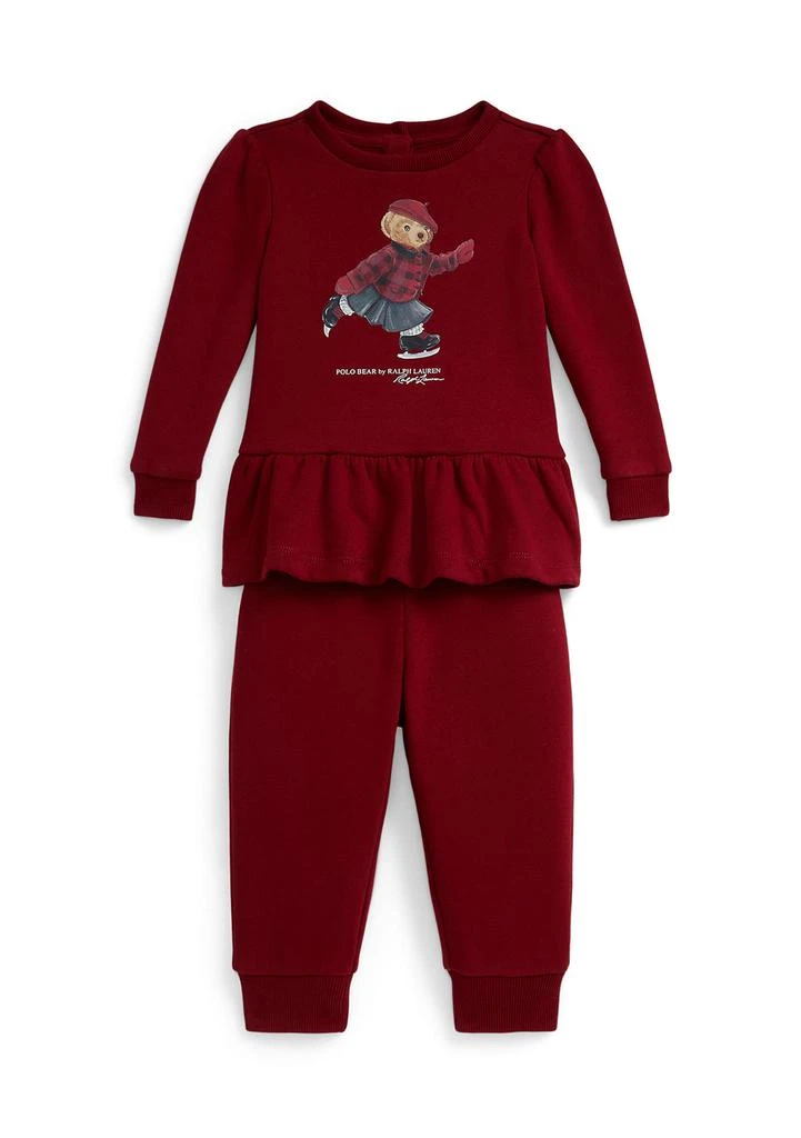 Ralph Lauren Baby Girls Magic Fleece Outfit Set