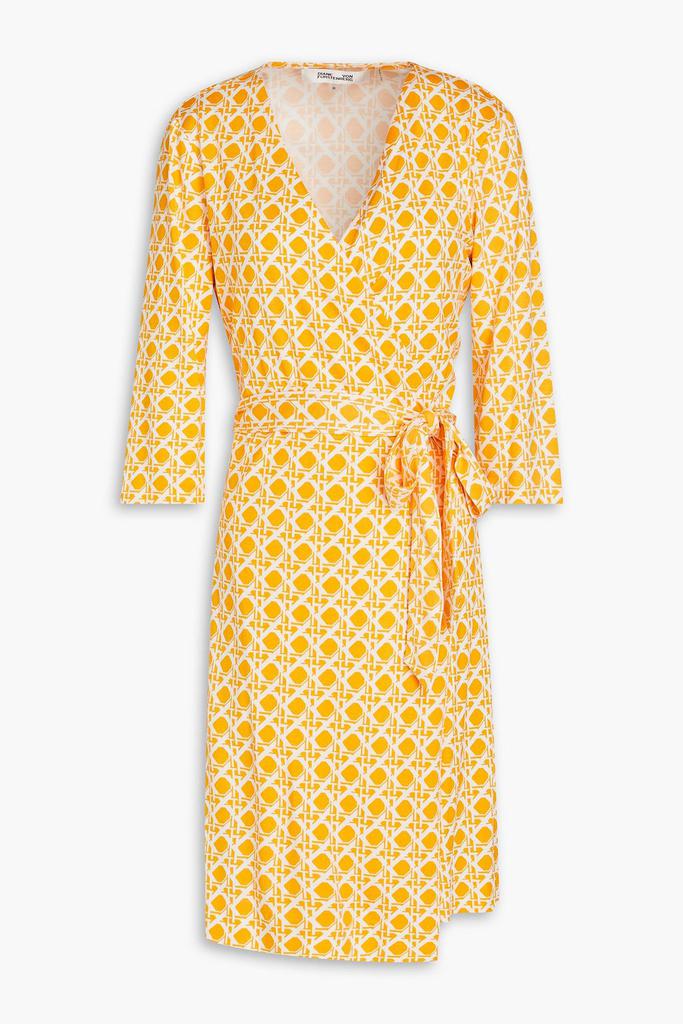 Diane von Furstenberg Julian floral-print silk-jersey mini wrap dress