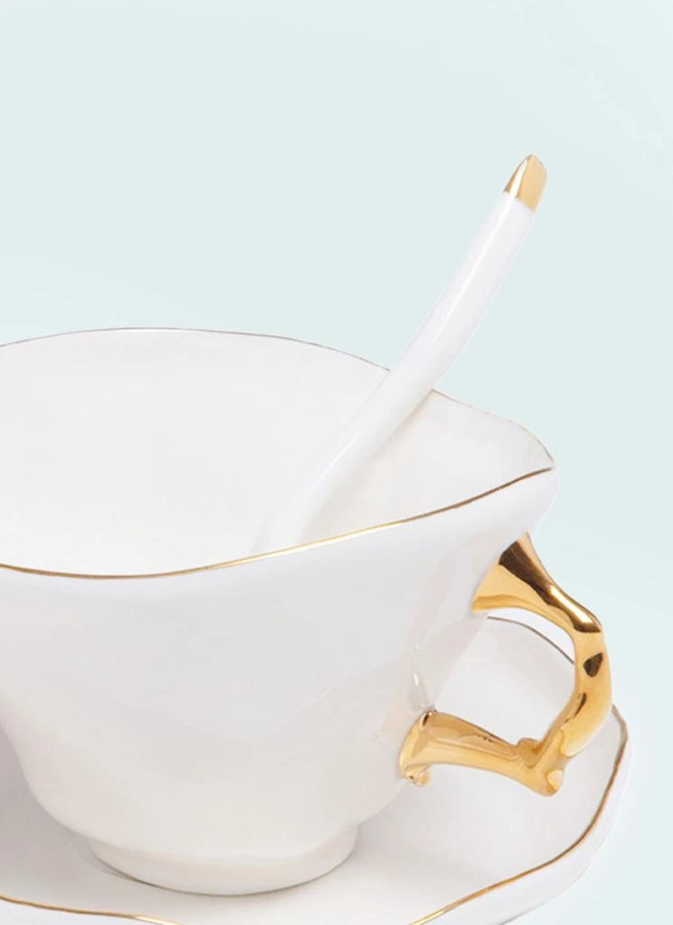 SELETTI Meltdown Teacup, Saucer And Spoon Set 2