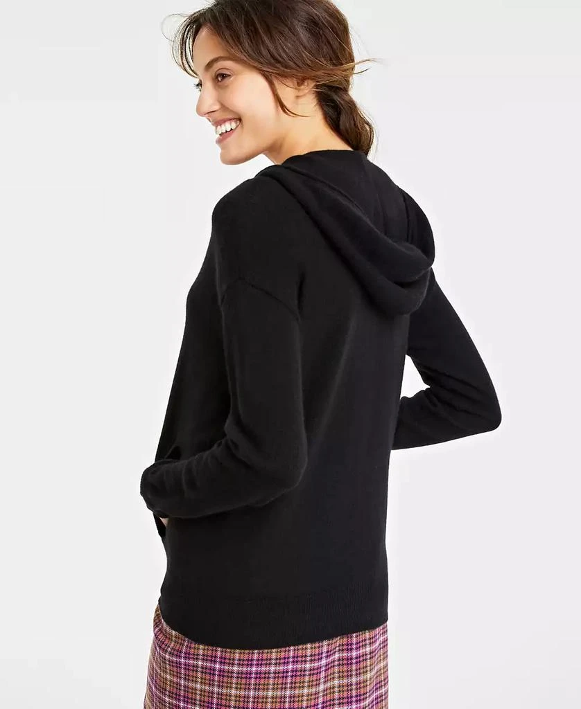 Charter Club Petite 100% Cashmere Zip Hoodie, Created for Macy's 2