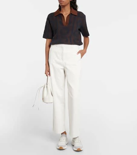 Tod's Leather-trimmed knit sneakers 2