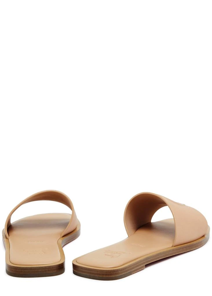 Christian Louboutin CL embossed leather sliders  3