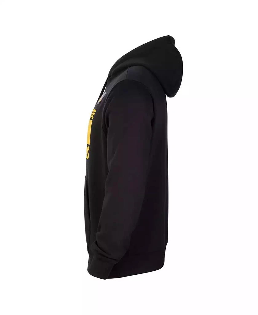 NIKE Men's Black Golden State Warriors Courtside Club Pullover Hoodie 4