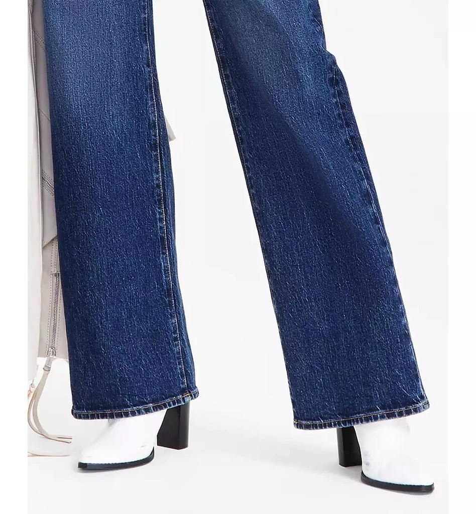 GUESS Women's Low-Rise Slouchy Wide-Leg Jeans 6