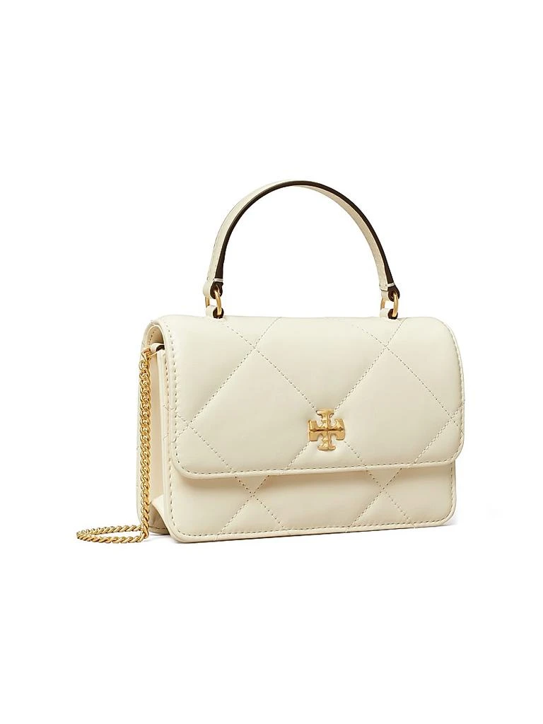 Tory Burch Kira Diamond Leather Top Handle Wallet 3