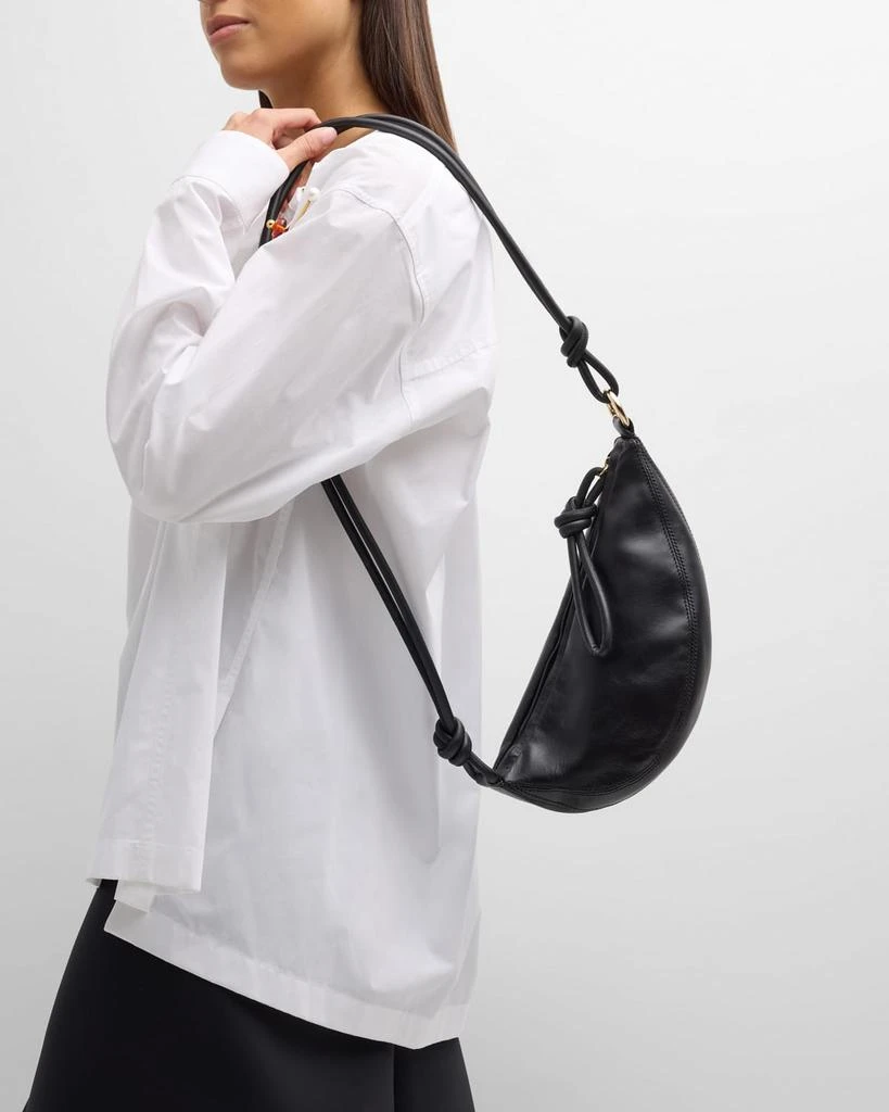 Dries Van Noten Bomber Zip Leather Crossbody Bag 4