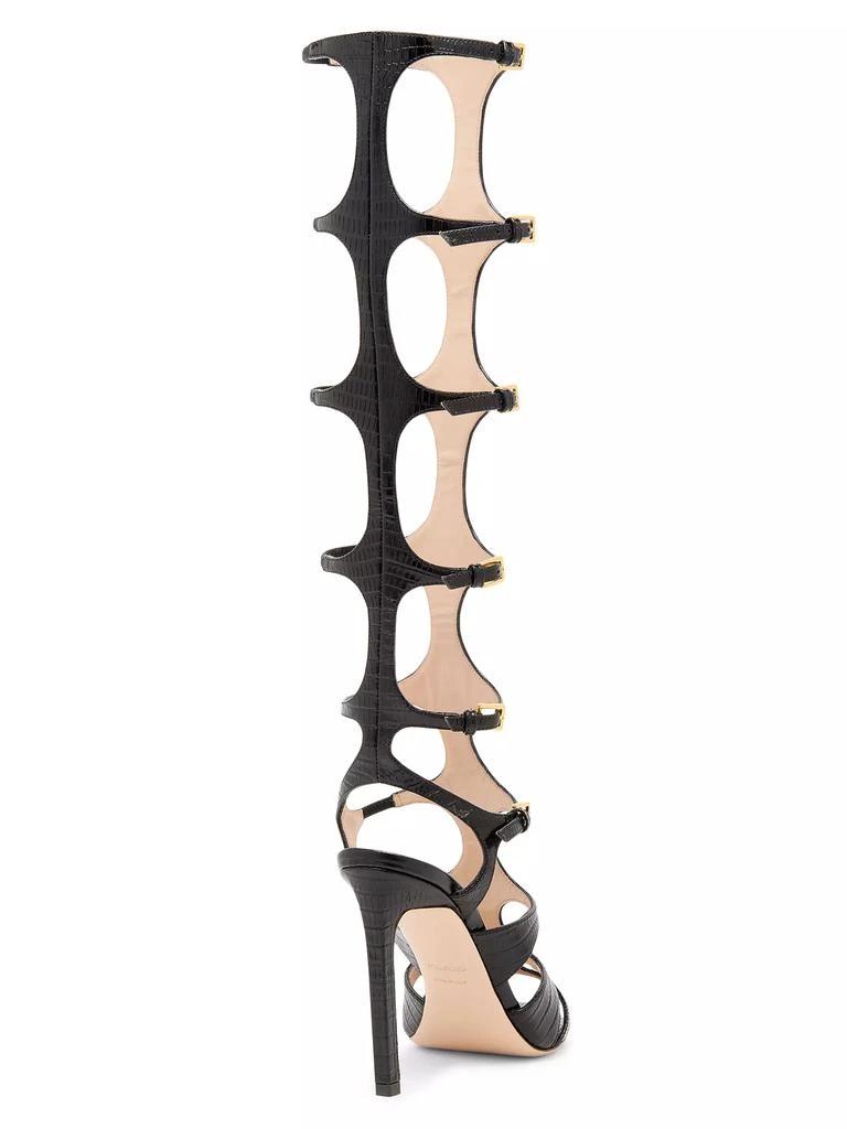 Tom Ford Tejus 130MM Knee-High Printed Leather Sandals 3