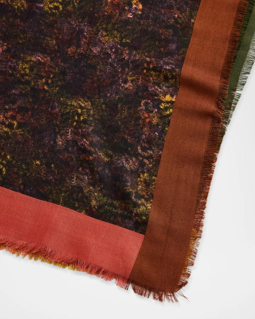 Lafayette 148 New York Impression-Print Square Silk Scarf 2