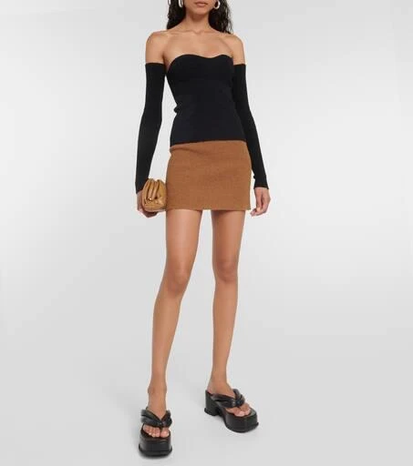 WARDROBE.NYC Ribbed-knit cotton-blend top 2