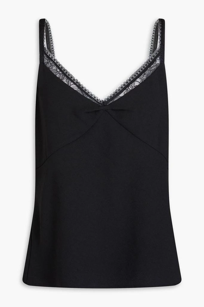 Vince Lace-trimmed crepe camisole 1