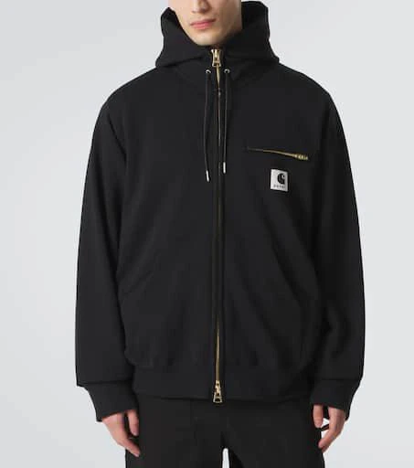 Sacai x Carhartt cotton jersey hoodie 3