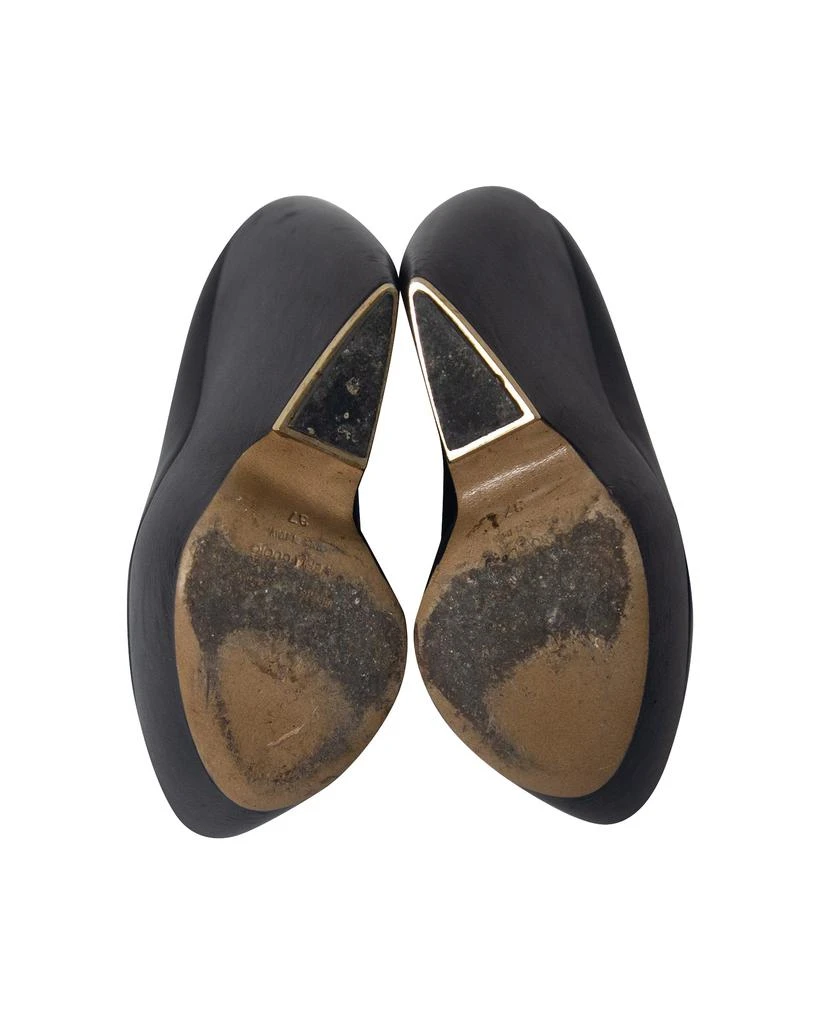 Nicholas Kirkwood Platform Wedge in Black Leather 6