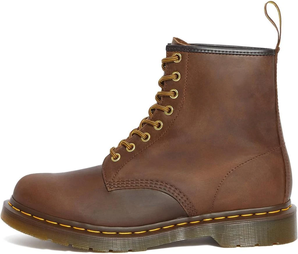 Dr. Martens Dr. Martens Unisex 1460 Crazy Horse Leather 8 Eye Boot, Brown, 10 Women/9 Men