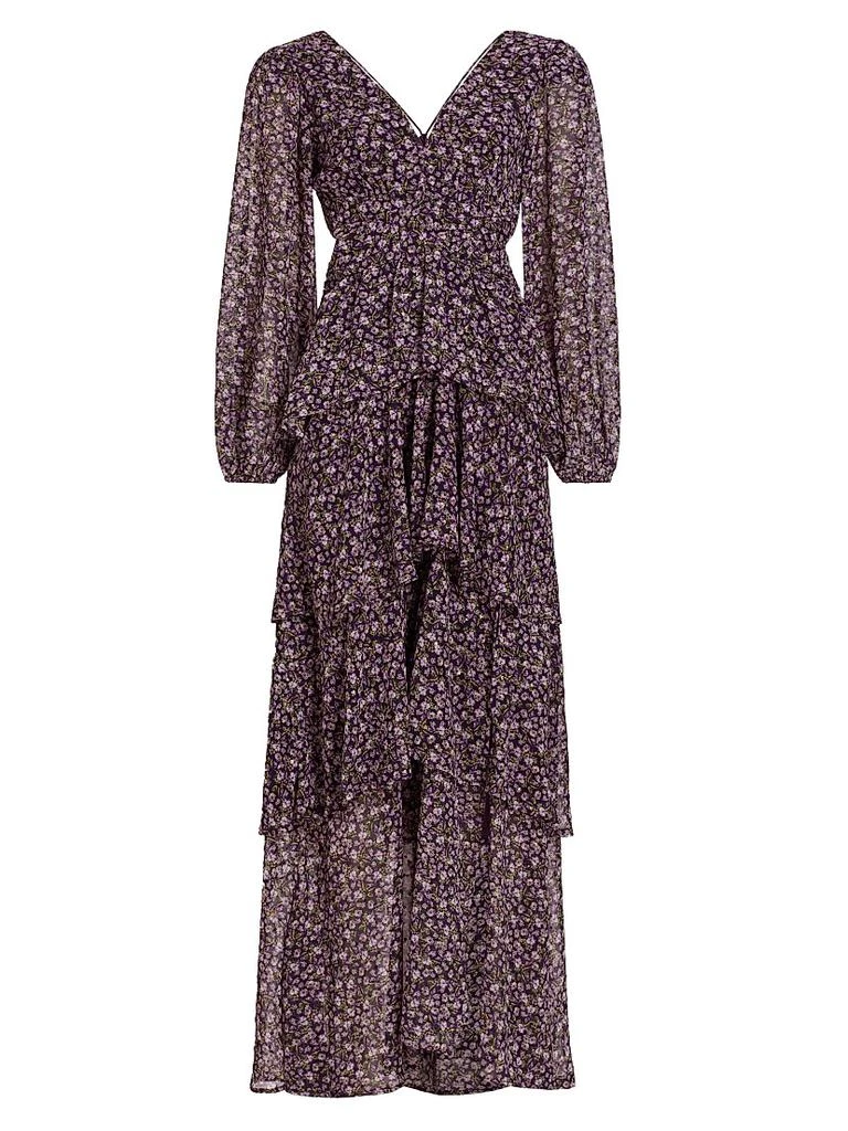 chinese dress ladies Gold Foil Anora Dress  Flock