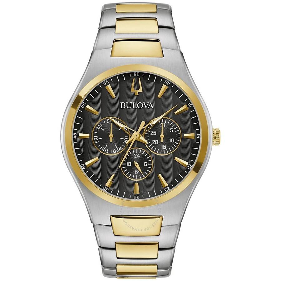Bulova Classic Quartz Black Dial Men's Watch 98C144