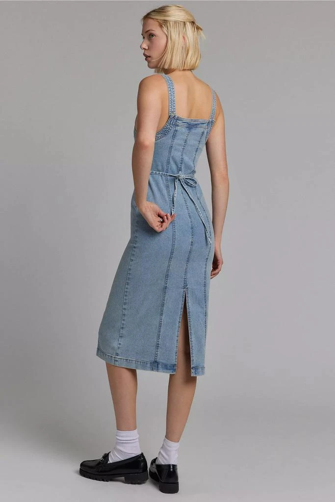 BDG BDG Finley Square Neck Denim Midi Dress 4