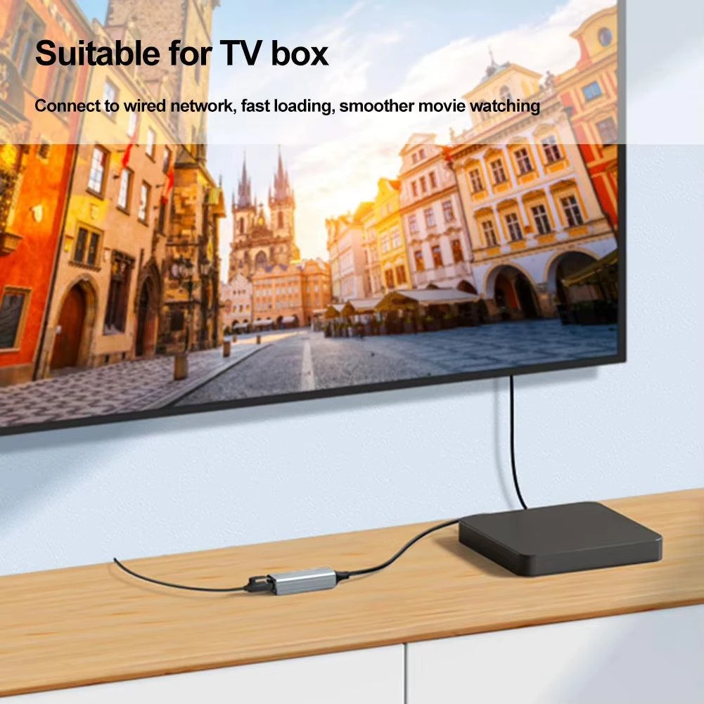 eelhoe Type C Ethernet Adapter - 100Mbps USB to RJ45 LAN for Xiaomi Mi Box, Nintendo Switch, Laptops, and PCs 6