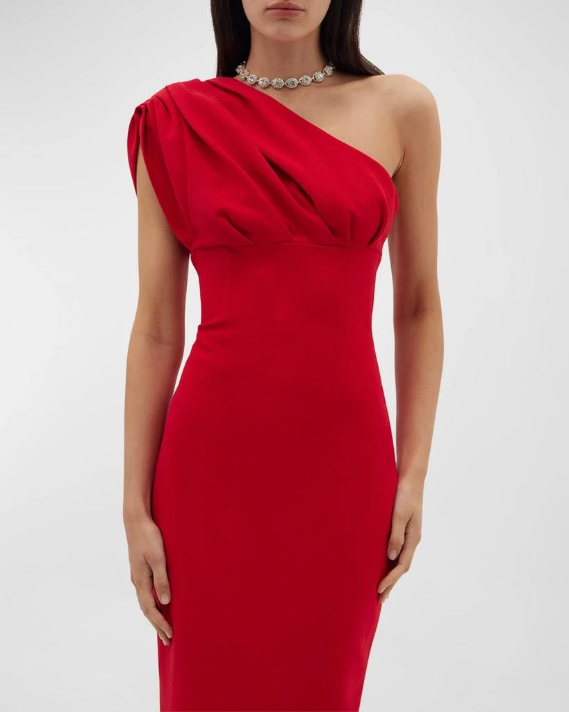 RACHEL GILBERT Winnie One-Shoulder Midi Dress 4