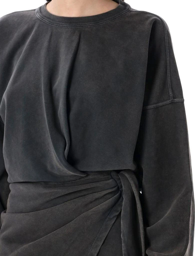 Isabel Marant Étoile Isabel Marant Étoile Sandrine Draped Sweatshirt Dress 3
