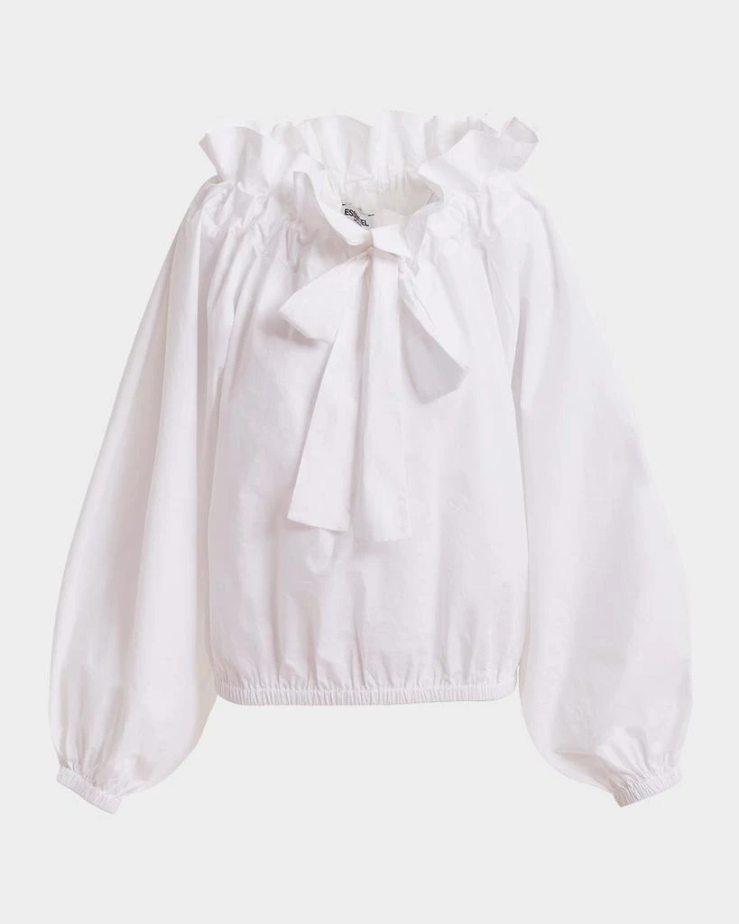 Essentiel Haquiri Voluminous Cotton Blouse 1
