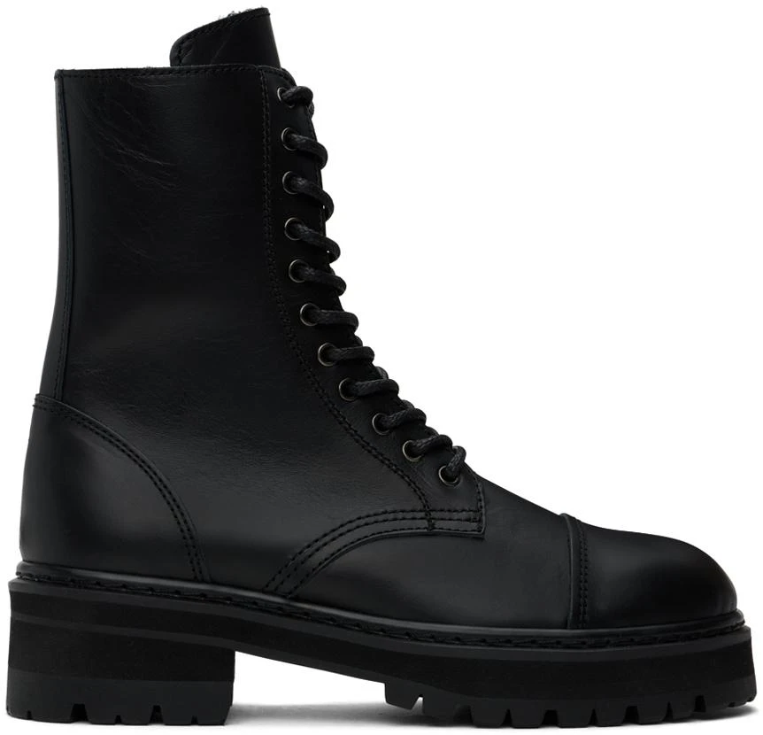 Junya Watanabe Black Steer Oiled Boots 1