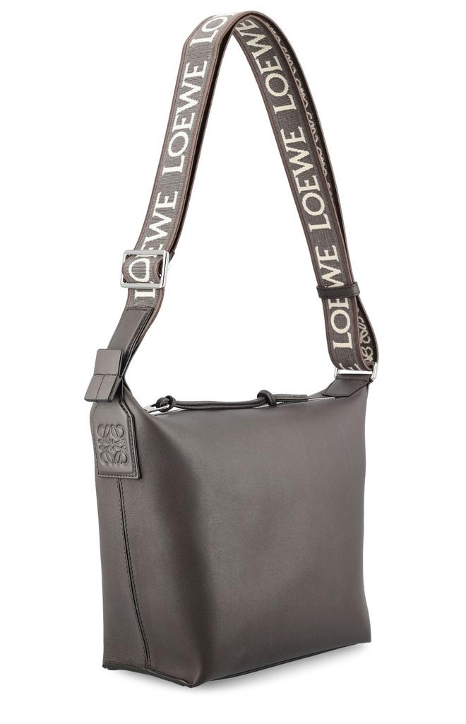 【関税込み】☆LOEWE☆ Cubi フルグレインレザー スモールバッグ Loewe Loewe Cubi Zipped Small Crossbody Bag - Shoulder Bags