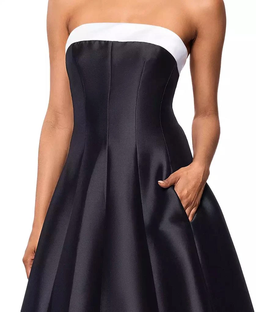 Betsy & Adam Women's Strapless Satin Mikado Party Dress 3