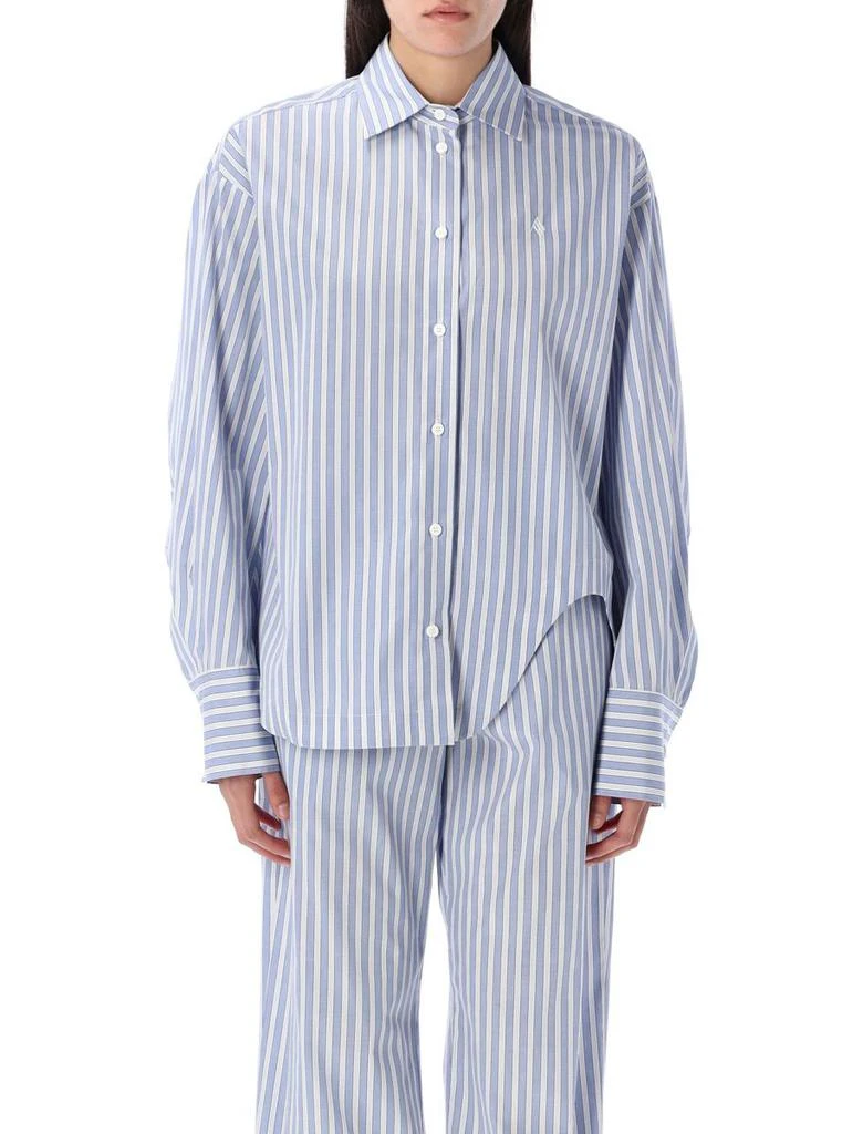 The Attico The Attico Eliza Striped Shirt 1