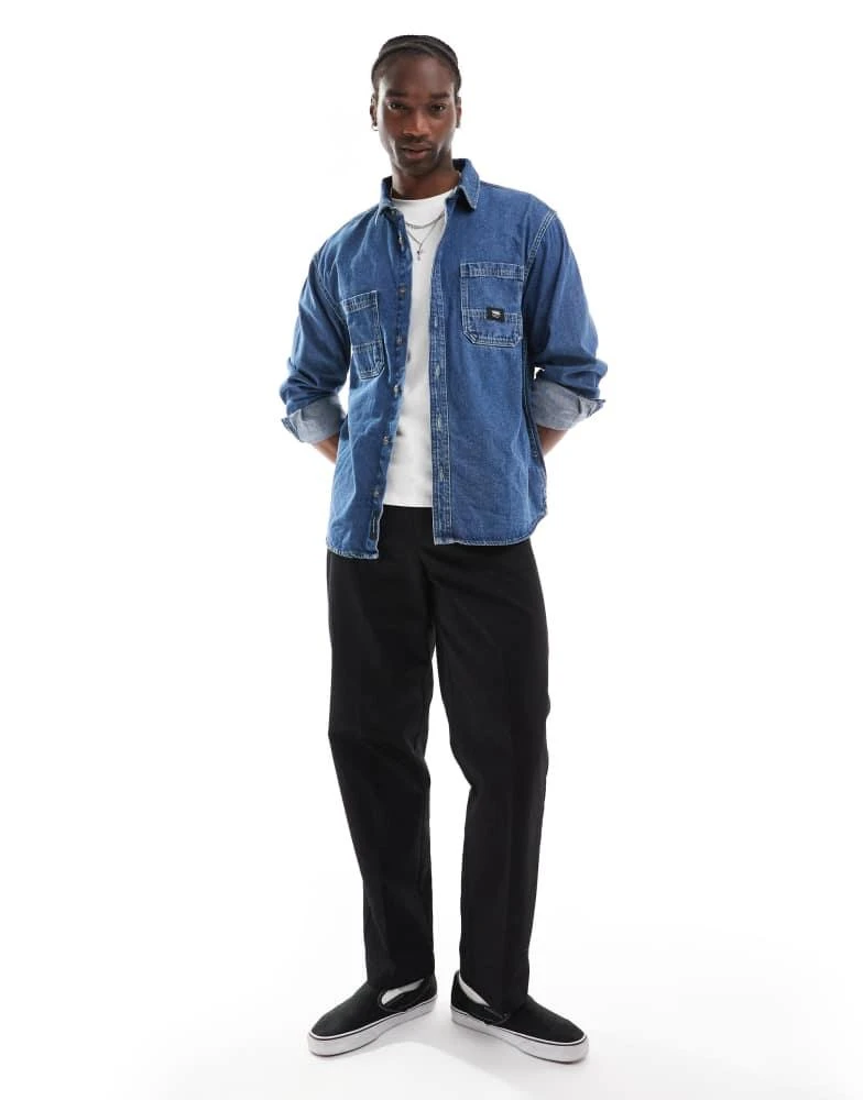 Vans Vans stevens denim shirt in classic blue 2