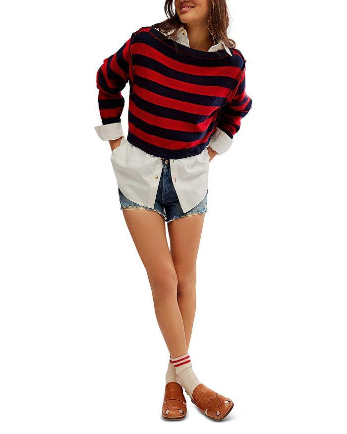 Free People We The Free Into the Blue Pullover Sweater 2