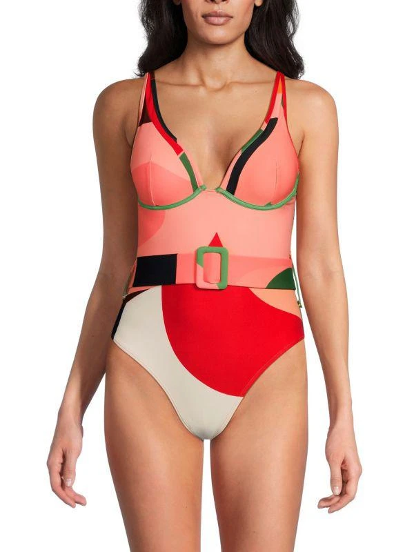 Hutch Belted One Piece Swimsuit 1