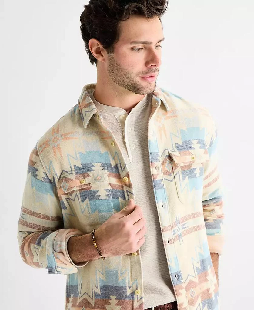 Lucky Brand Men
s Jacquard Utility Shirt 8