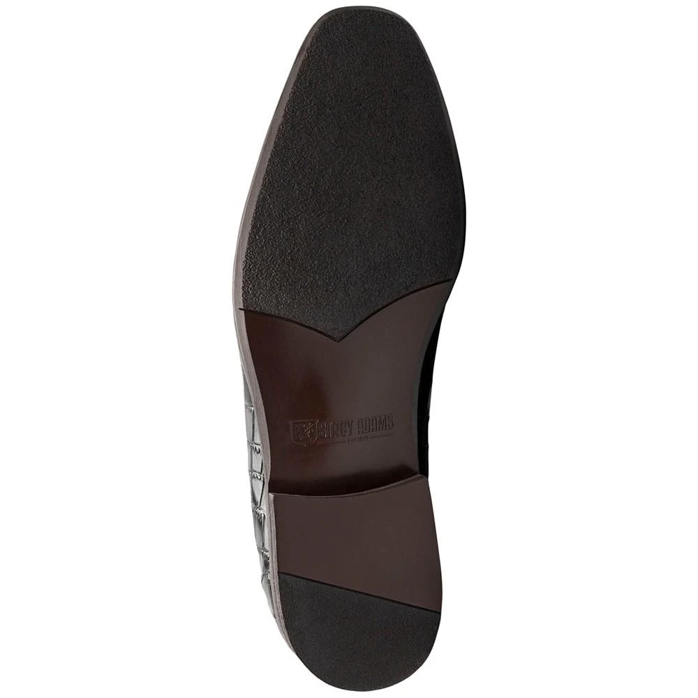 Stacy Adams Men's Franz Moc-Toe Croc-Texture Tassel Dress Loafer 4