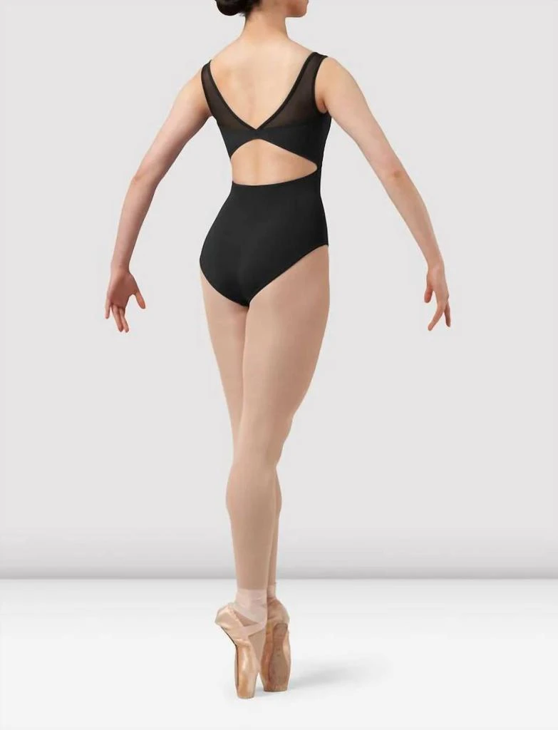 Bloch Bloch - Ladies Black Mirella Chevron Tank Leotard 2