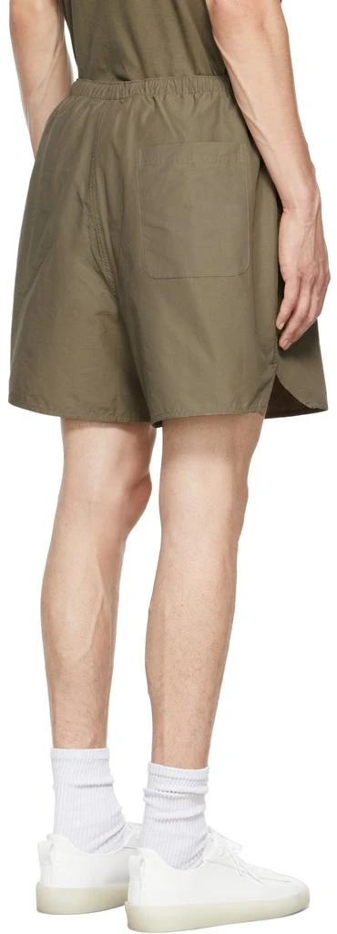 Essentials Taupe Volley Shorts 3
