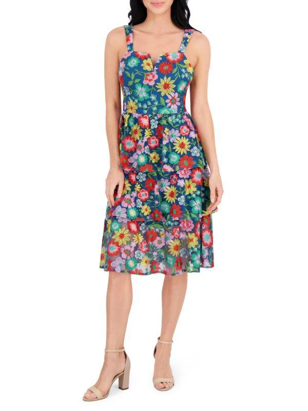 strapless open back dress Vanilla Vogue Contrast Color Party Dress Photo Color / 2 main image 0